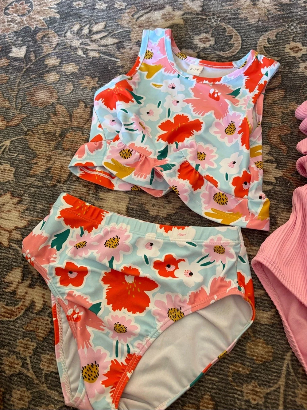 Girls Bathing Suit Set